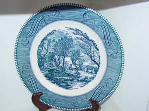 Currier and Ives China Plate
